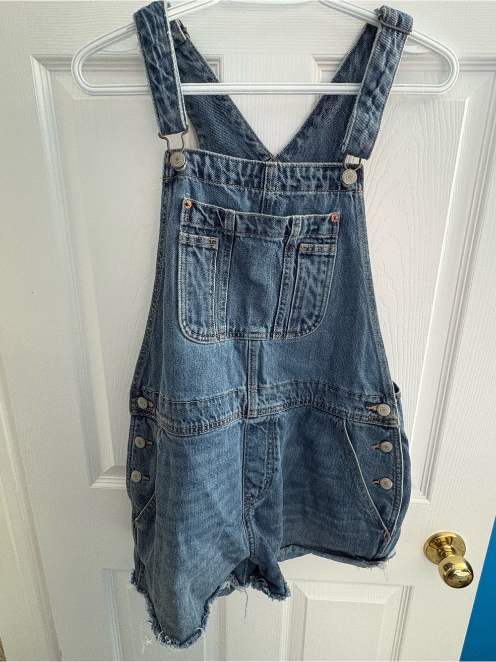Old Navy Denim Shortalls in Blue